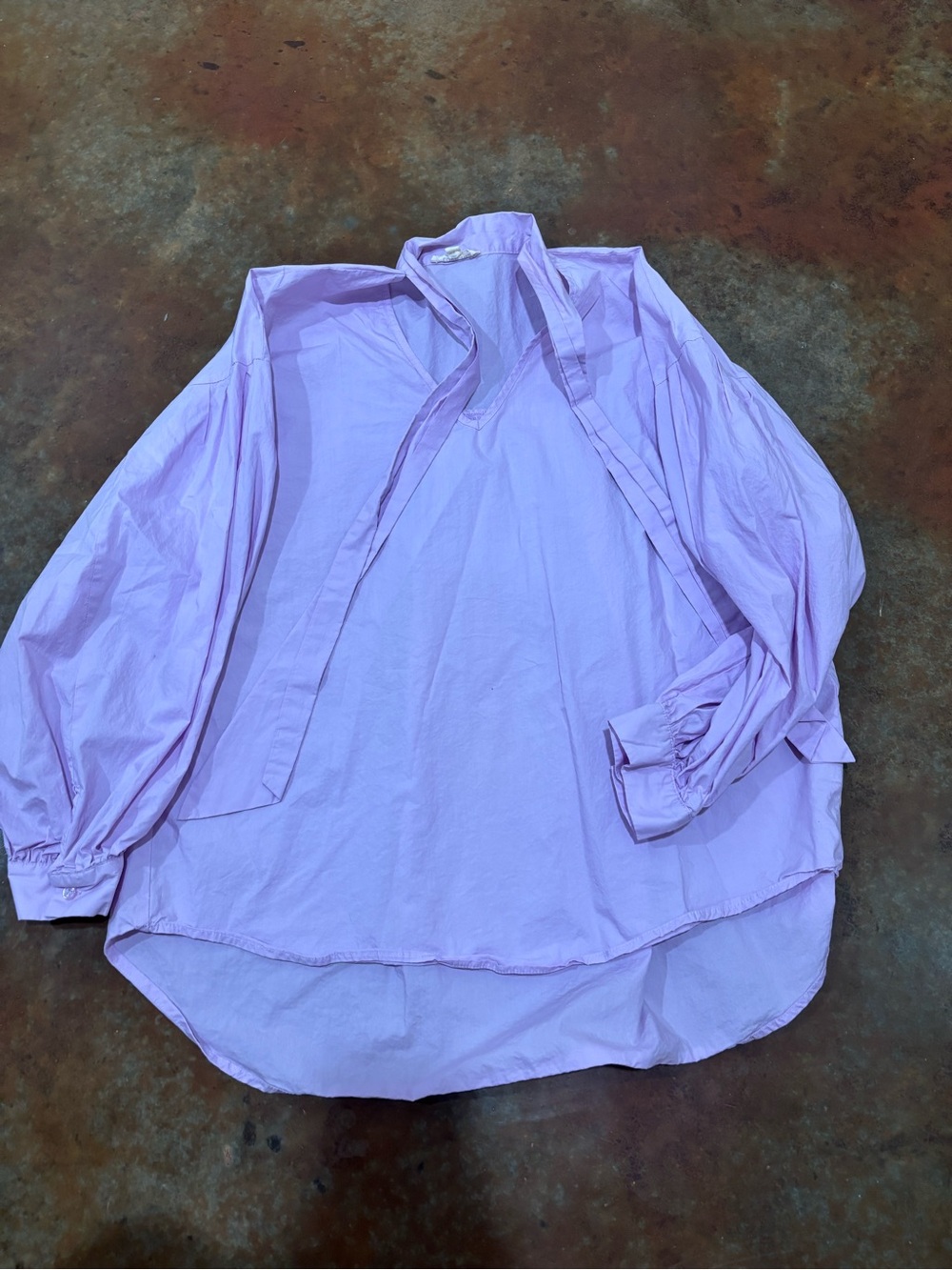 Love in Lavender Puff-Sleeve Blouse